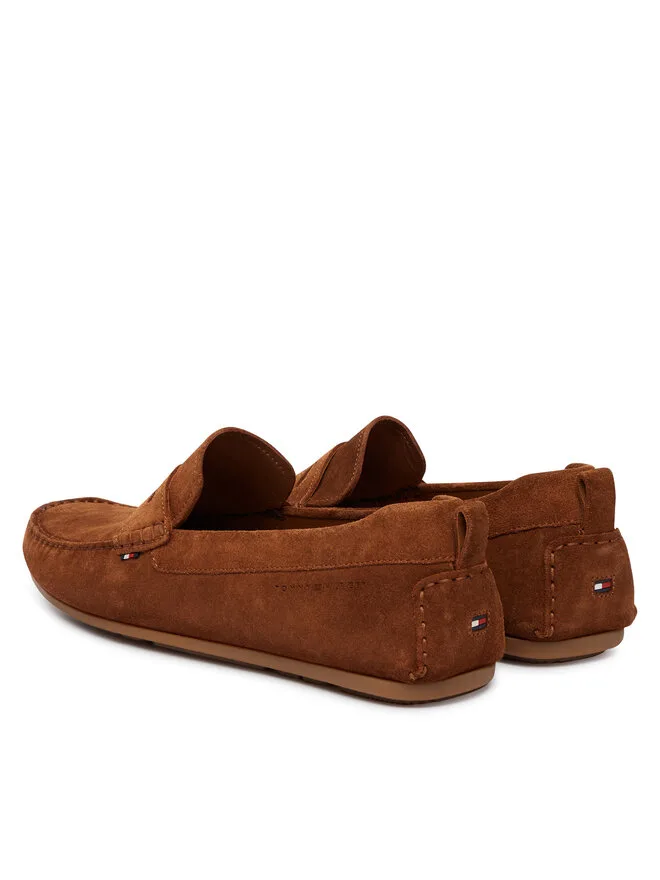 Tommy Hilfiger Мокасины Core Hilfiegr Suede Driver FM0FM05789 Ecru — фото 3