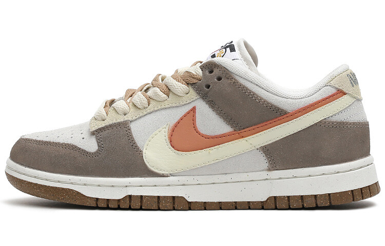 

Кроссовки Nike Dunk Skateboard Shoes Women's Low-Top Brown/Beige/White