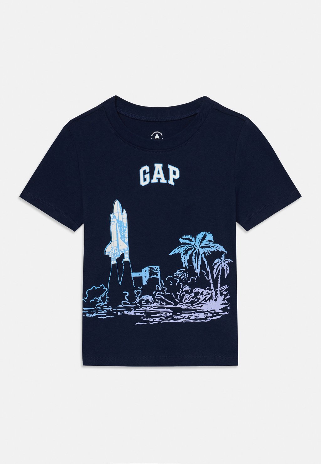 

Рубашка с принтом TEE TODDLER BOY GAP, темно-синий