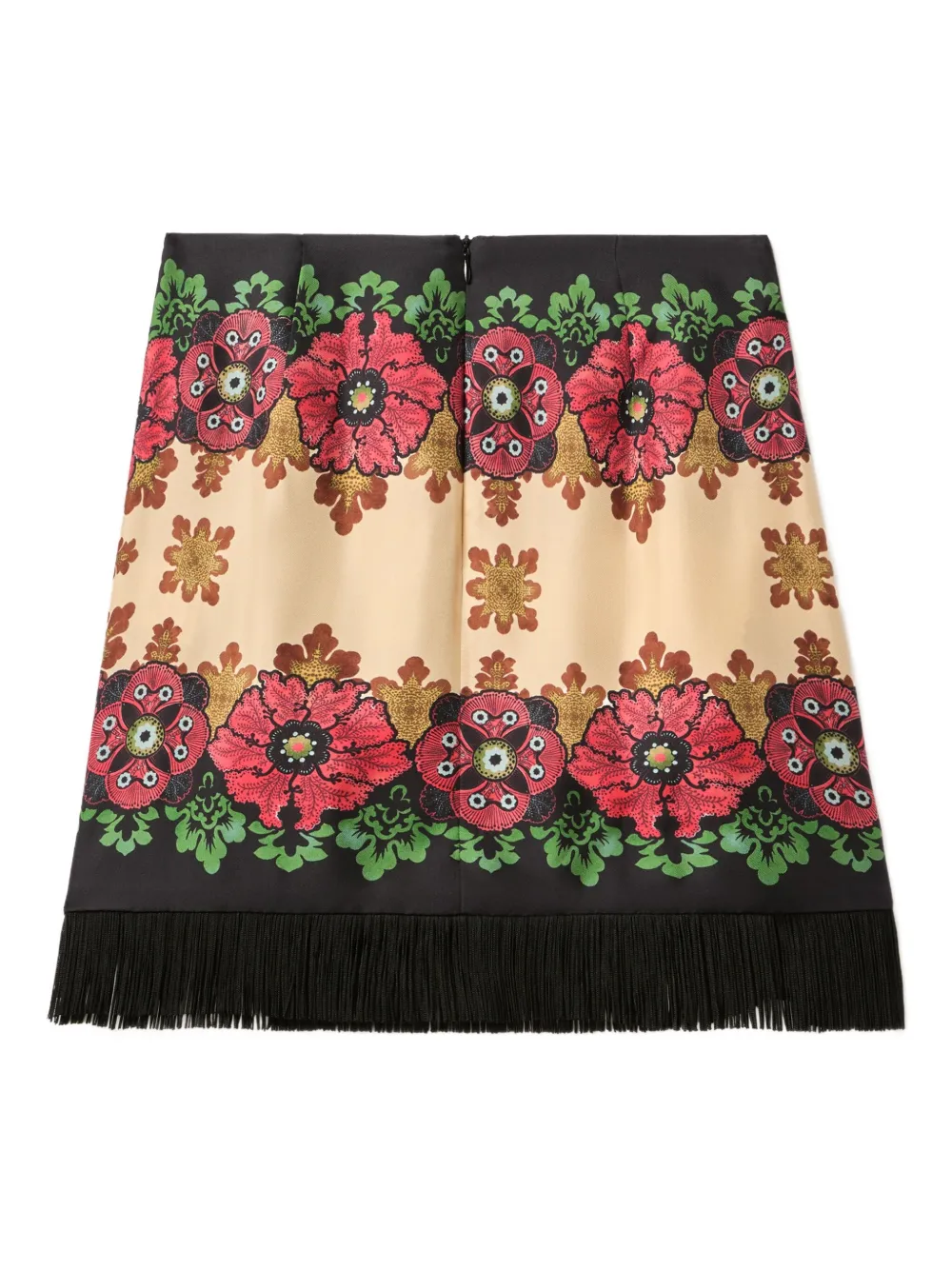 

Рубашка с цветочным принтом и бахромой La DoubleJ, черный