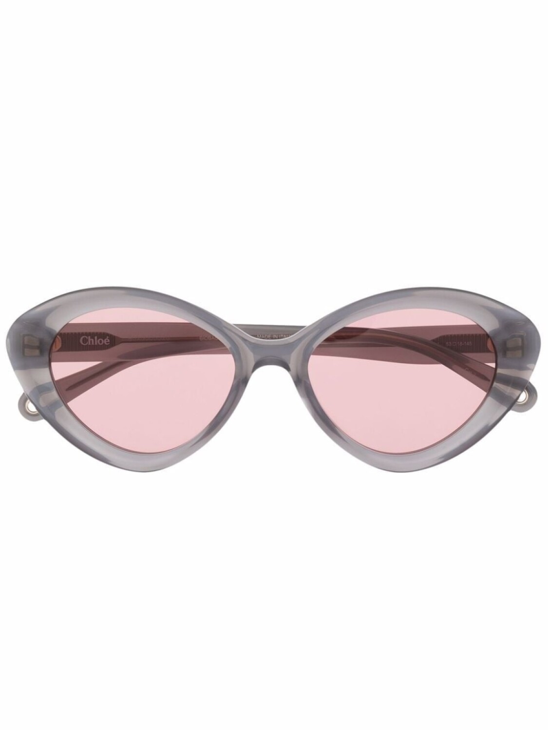 

Chloé Eyewear солнцезащитные очки Osco в оправе 'кошачий глаз', серый
