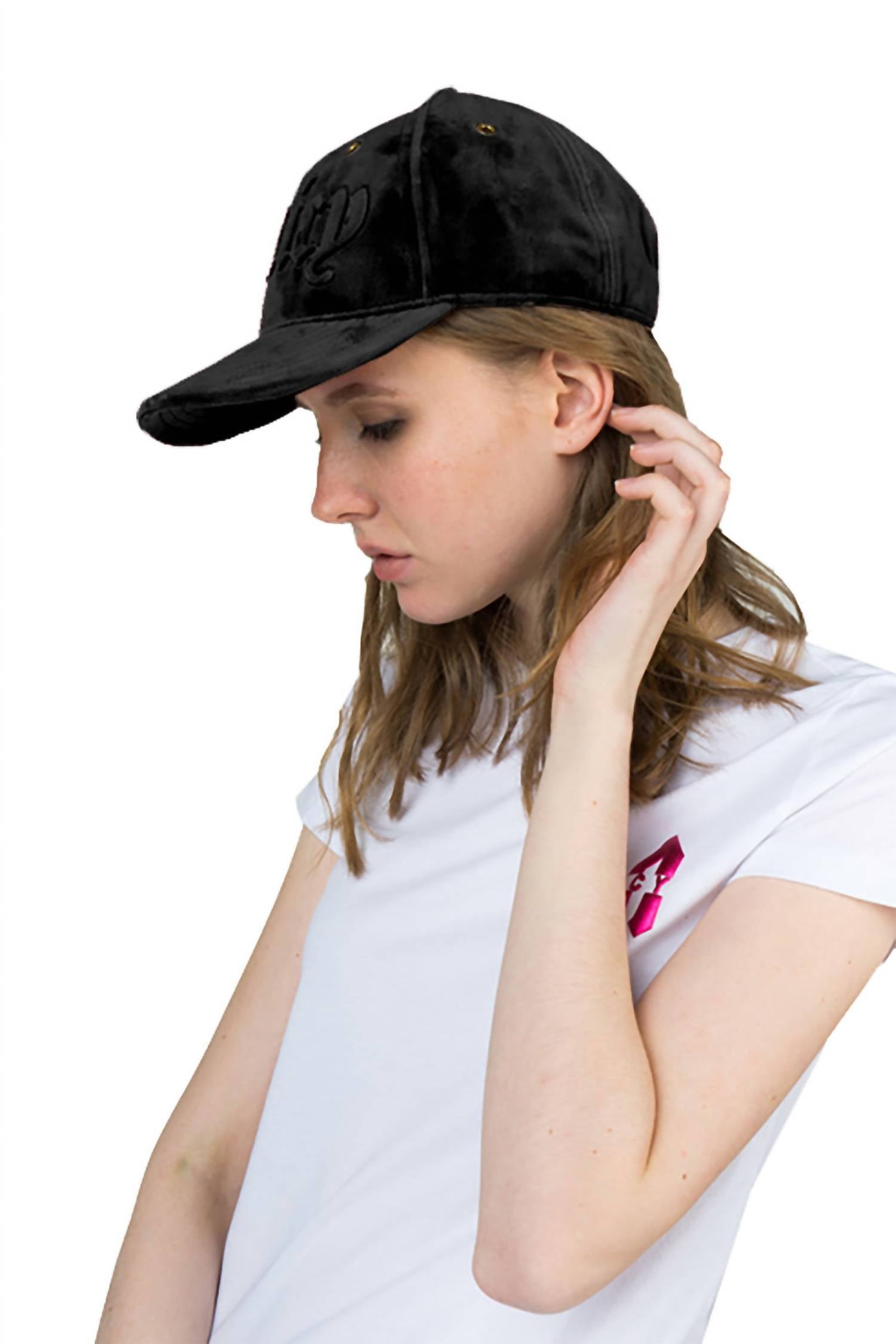 

Кепка Velvet Logo черного цвета Juicy Couture