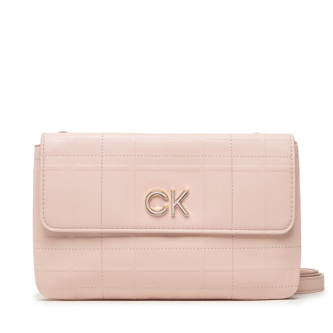 

Сумка Calvin Klein Re-LockDbl Xbody, розовый