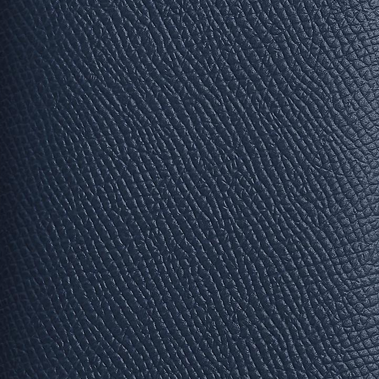 HERMES Кардхолдер Calvi Duo из кожи Epsom для женщин 7K Bleu Abysse Deep Sea Blue — фото 3