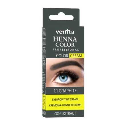 

Крем-краска на основе хны для бровей и ресниц в цвете Cream 1.1 Графит 30 г Ven Assorted