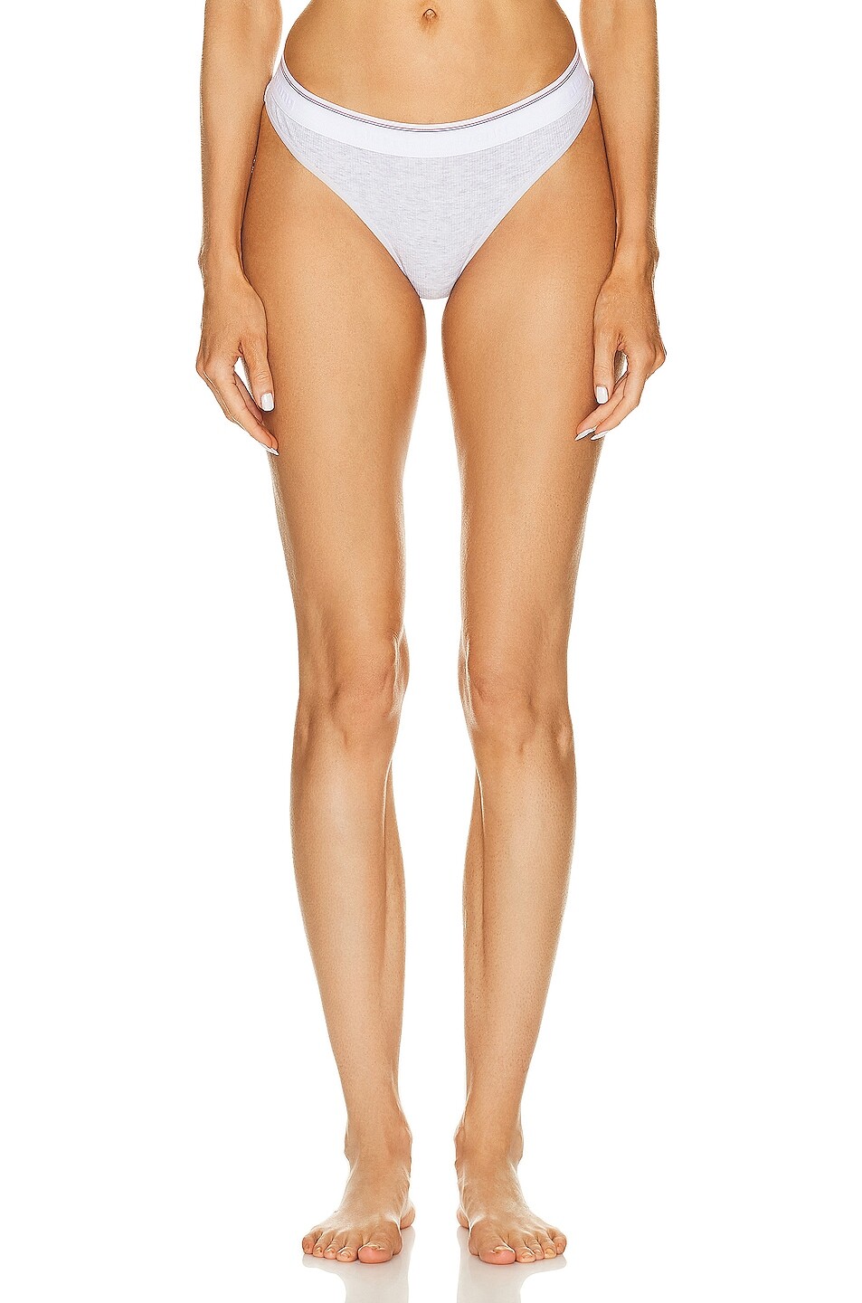 

Стринги Alexander Wang Thong, цвет Light Heather Grey