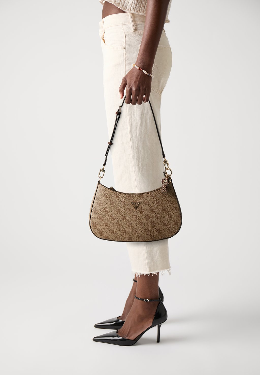 

Сумка NOELLE II TOP ZIP SHOULDER BAG Guess, коричневый