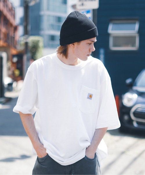 

Футболка рабочая Carhartt K87, плотная, свободного кроя, с коротким рукавом и нагрудным карманом, белая