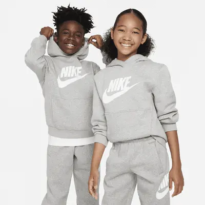

Худи Nike Sportswear Club Fleece, серый/белый