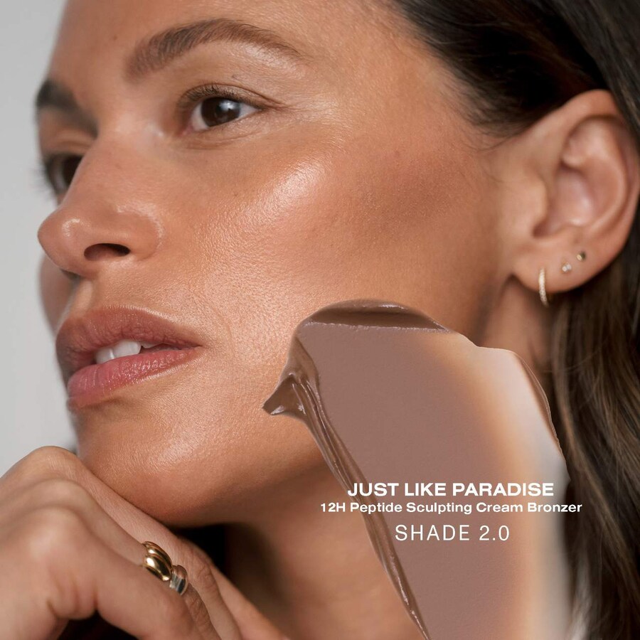 Крем-бронзер для скульптурирования лица Just Like Paradise 12H Peptide Sculpting Cream Bronzer Sarah Creal, 0.14 oz/4.2 g, 2.0 — фото 2