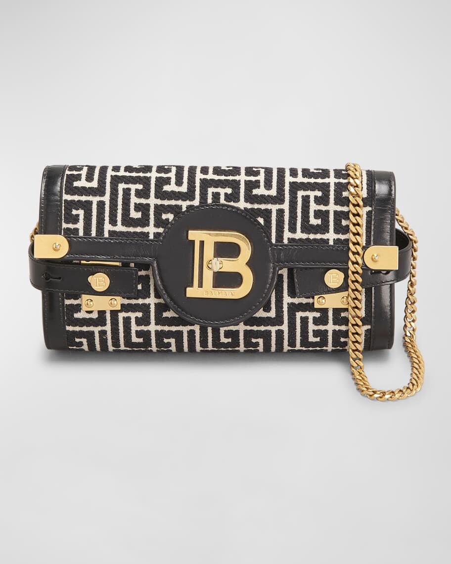

Жаккардовая сумка через плечо BBuzz 23 с монограммой Balmain