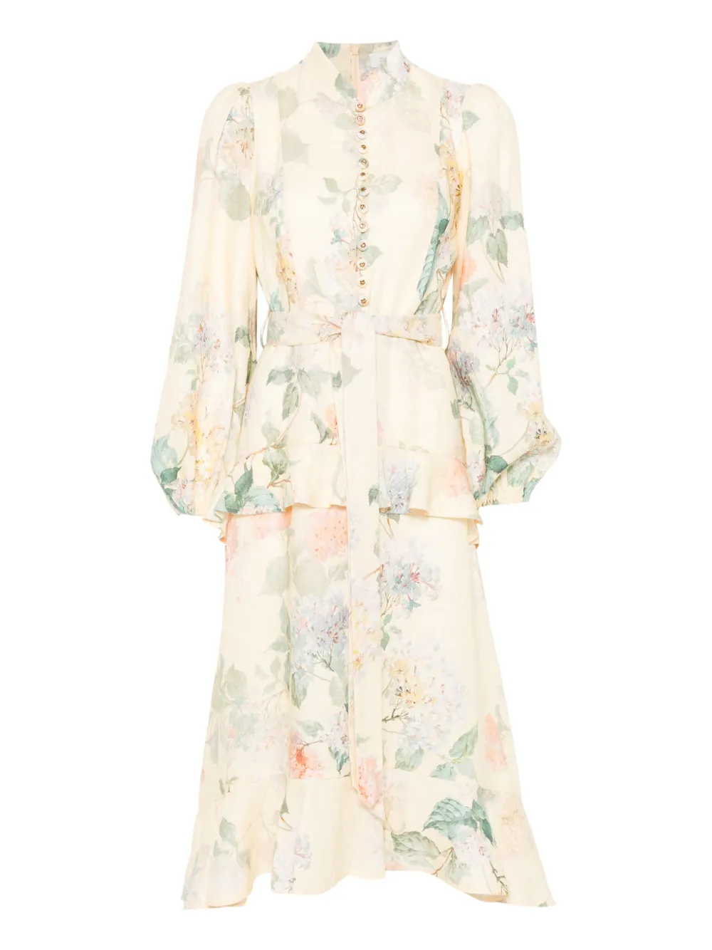 

Платье миди Illuminate ZIMMERMANN, желтый