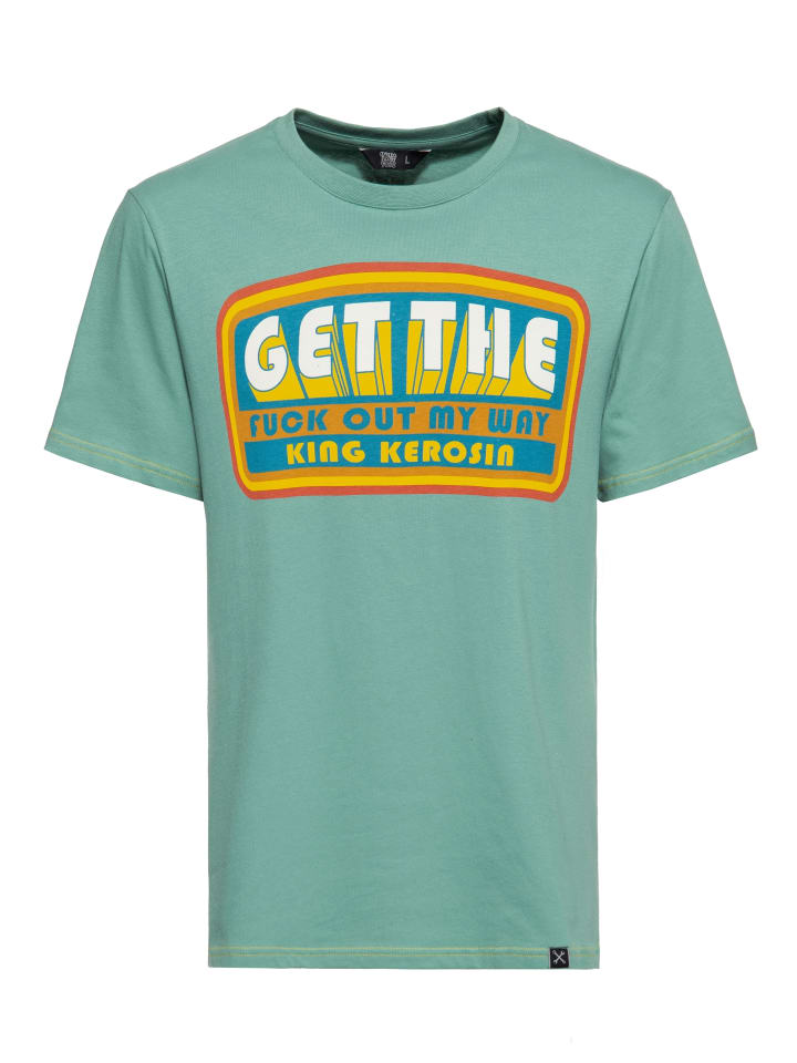 

Футболка King Kerosin Classic Get Out цвета морской волны King Kerosin, Синий, Футболка King Kerosin Classic Get Out цвета морской волны King Kerosin