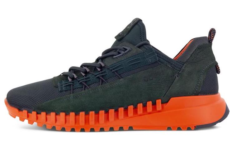 

Ecco Низкие спортивные повседневные кроссовки ZIPFLEX M, мужские, оранжевые/темно-синие