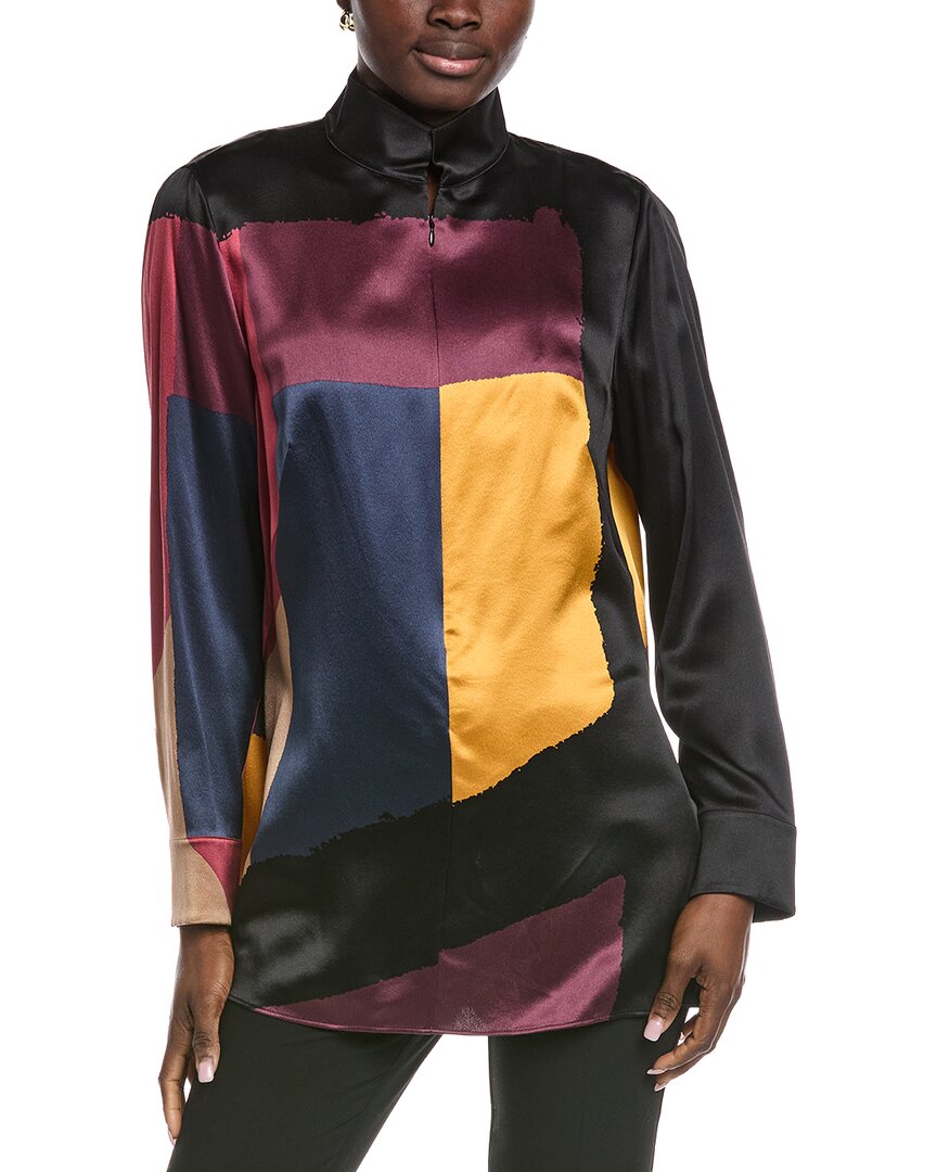 

Шелковый топ Akris, красный