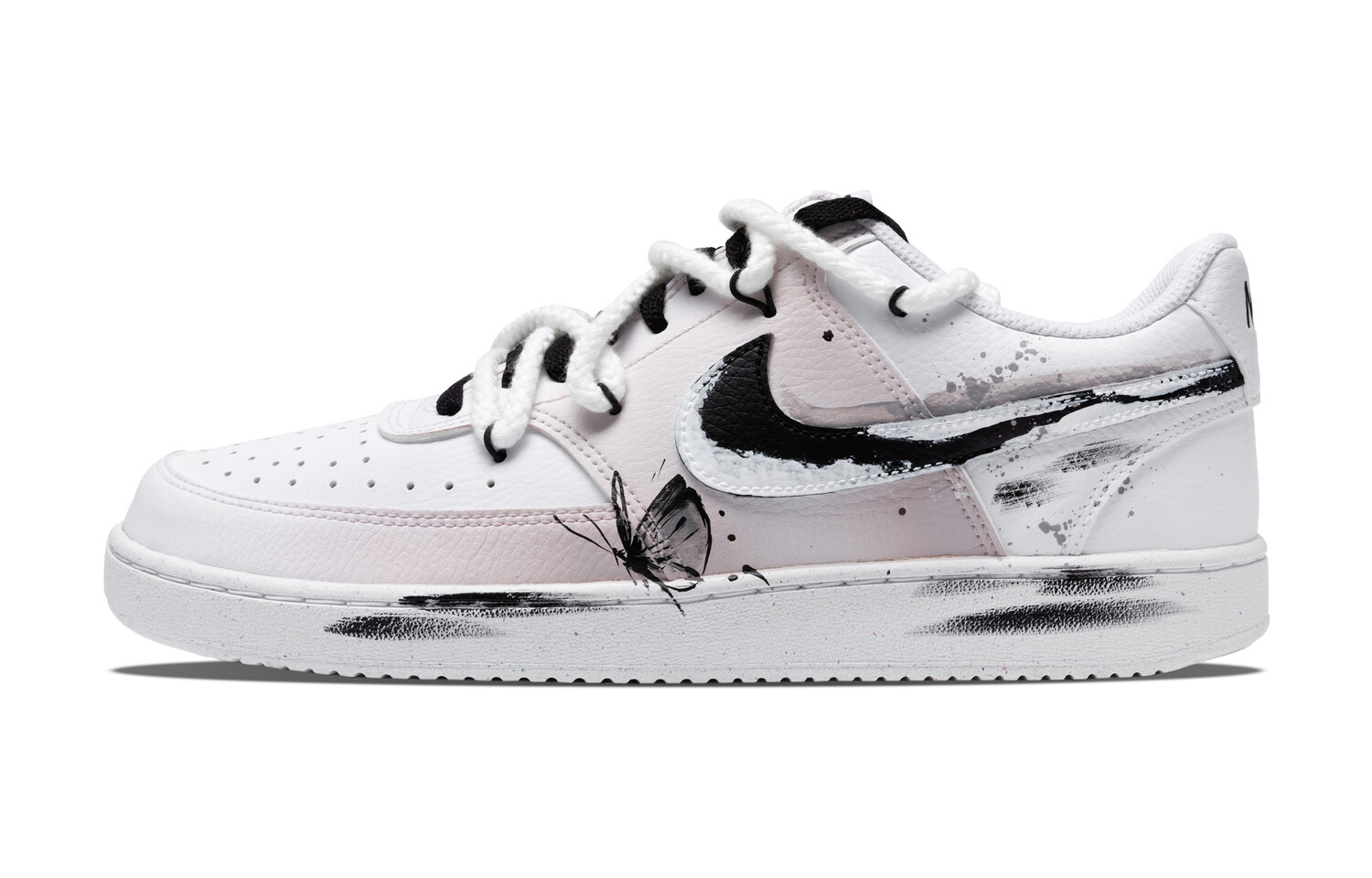 

Кроссовки Nike Court Vision 1 Skateboarding Shoes Men Low-top White/gray, серебряный, Серый, Кроссовки Nike Court Vision 1 Skateboarding Shoes Men Low-top White/gray, серебряный