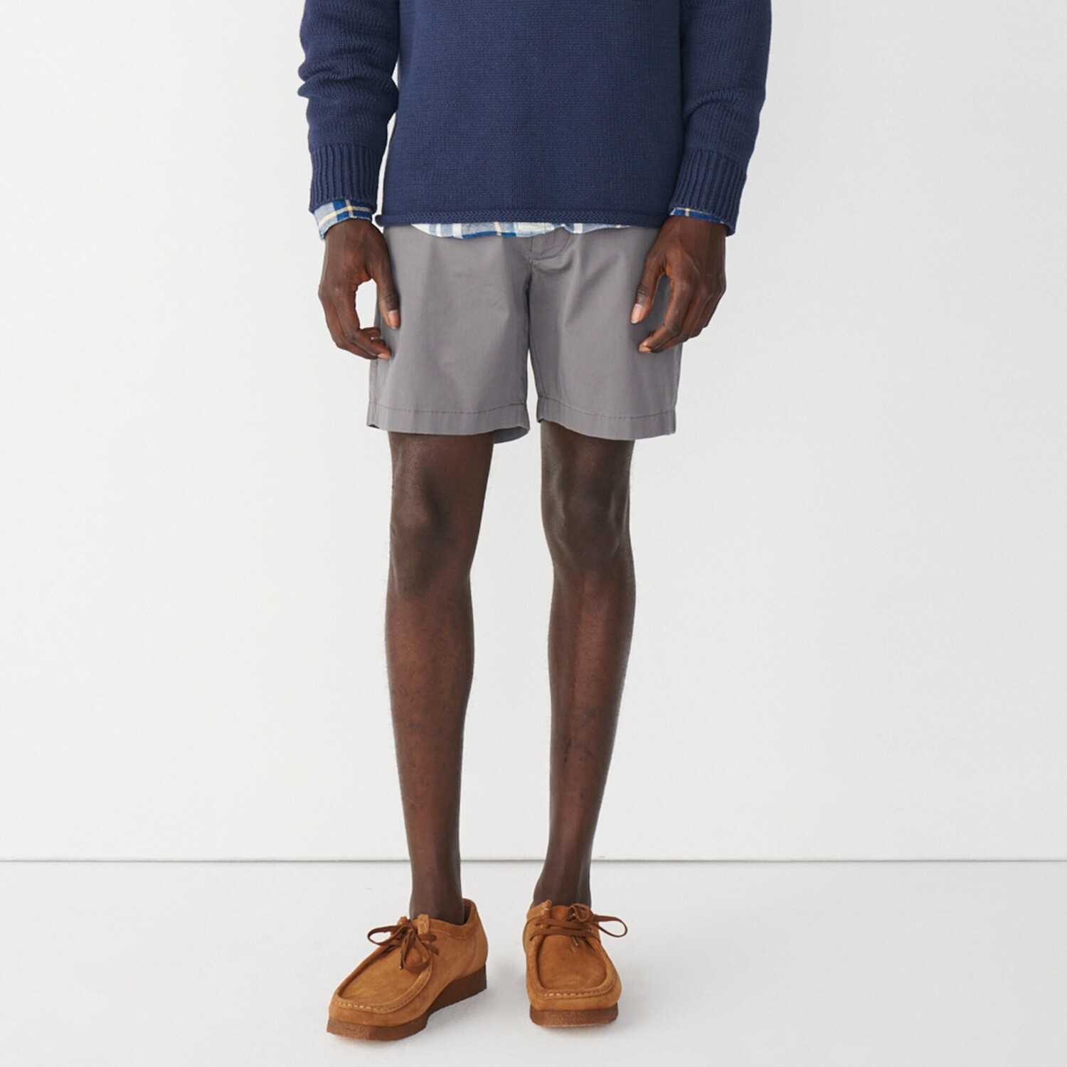 

7-Дюймовые эластичные шорты-чиносы J.Crew, серый