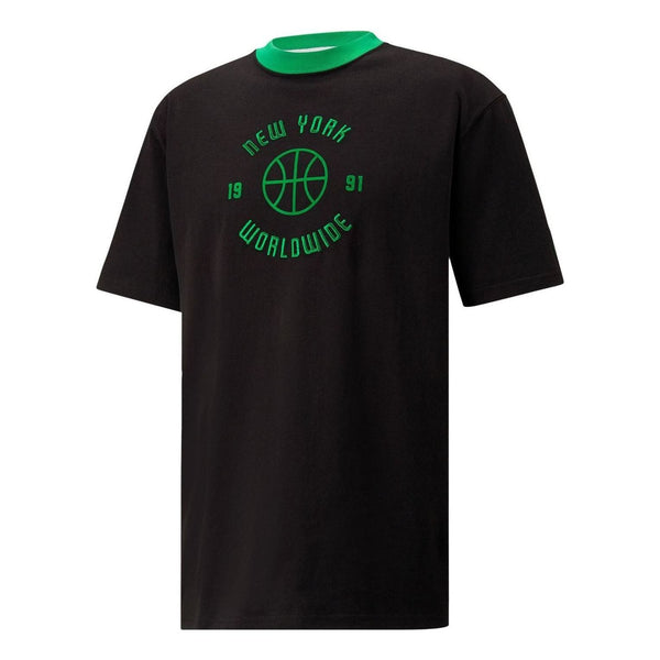 

Футболка x rhuigi graphic t-shirt 'black green' Puma, черный