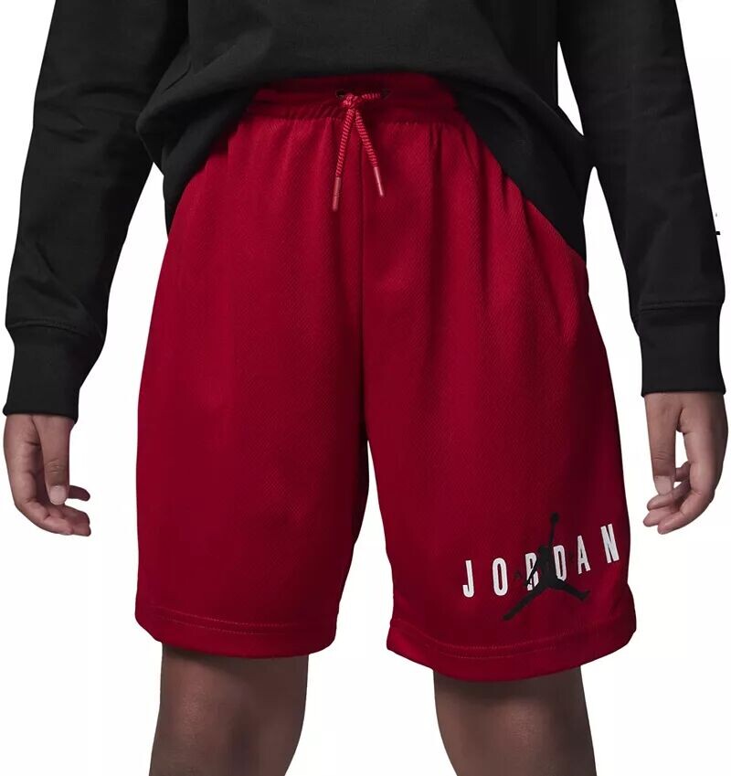 

Шорты из сетчатой ​​ткани с графическим рисунком Nike для мальчиков Jordan Essentials