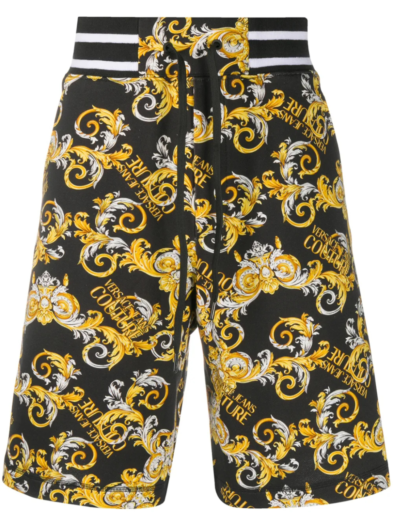 

Versace Jeans Couture спортивные шорты с принтом Logo Baroque, черный
