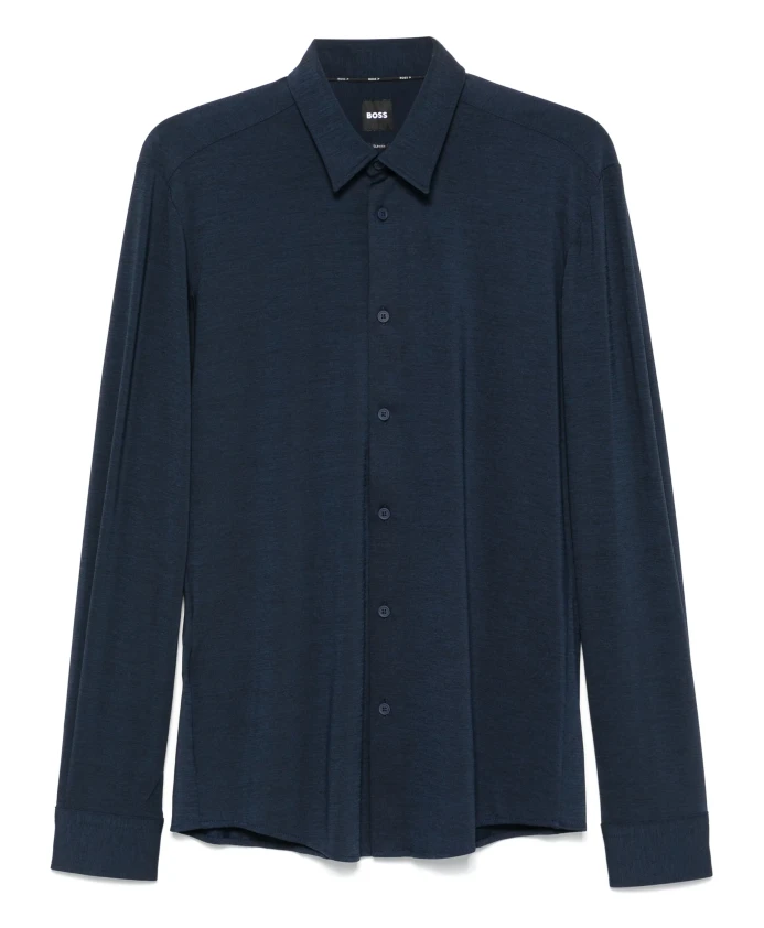 

Эластичная рубашка 'p-roan' Hugo, синий