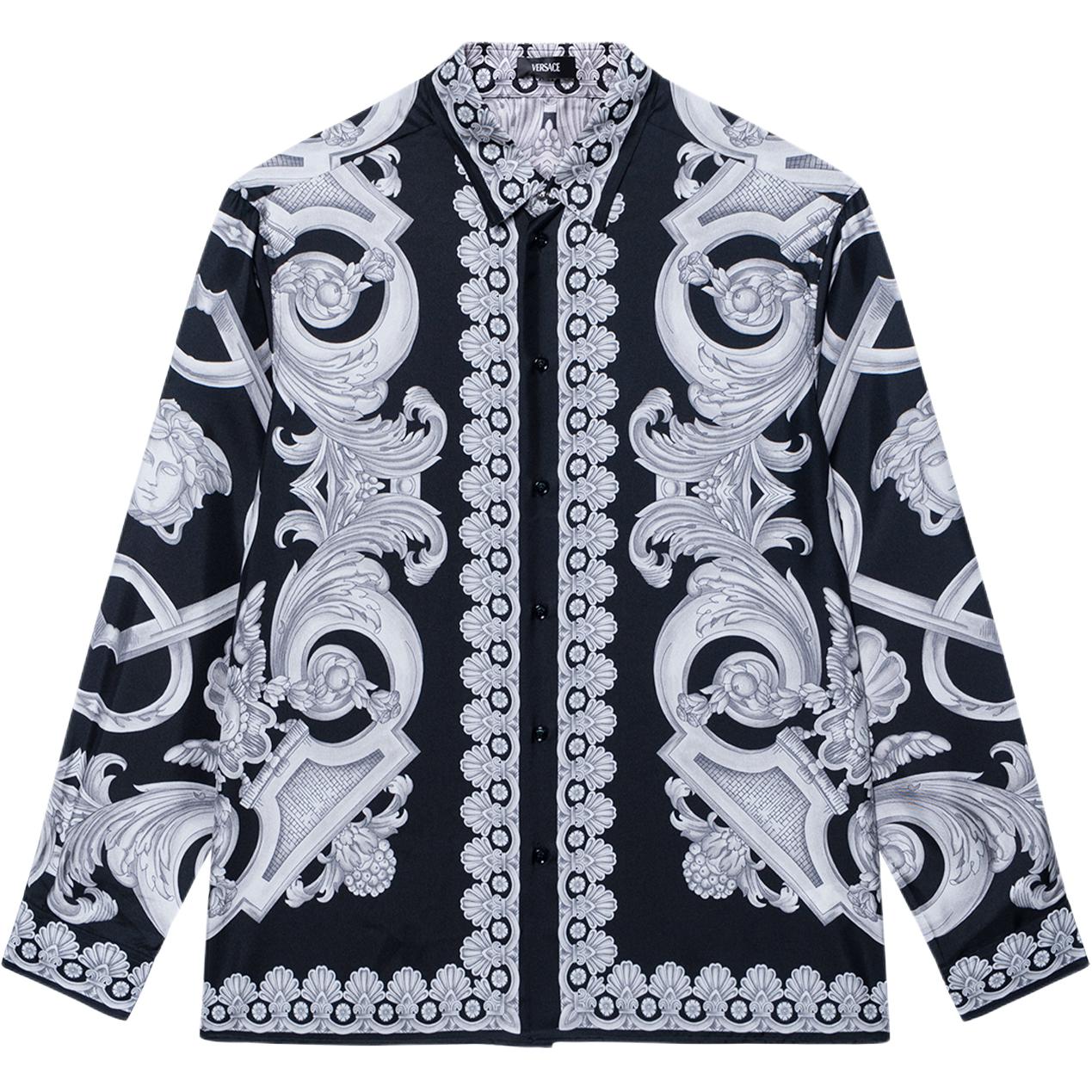

VERSACE Мужская черная рубашка