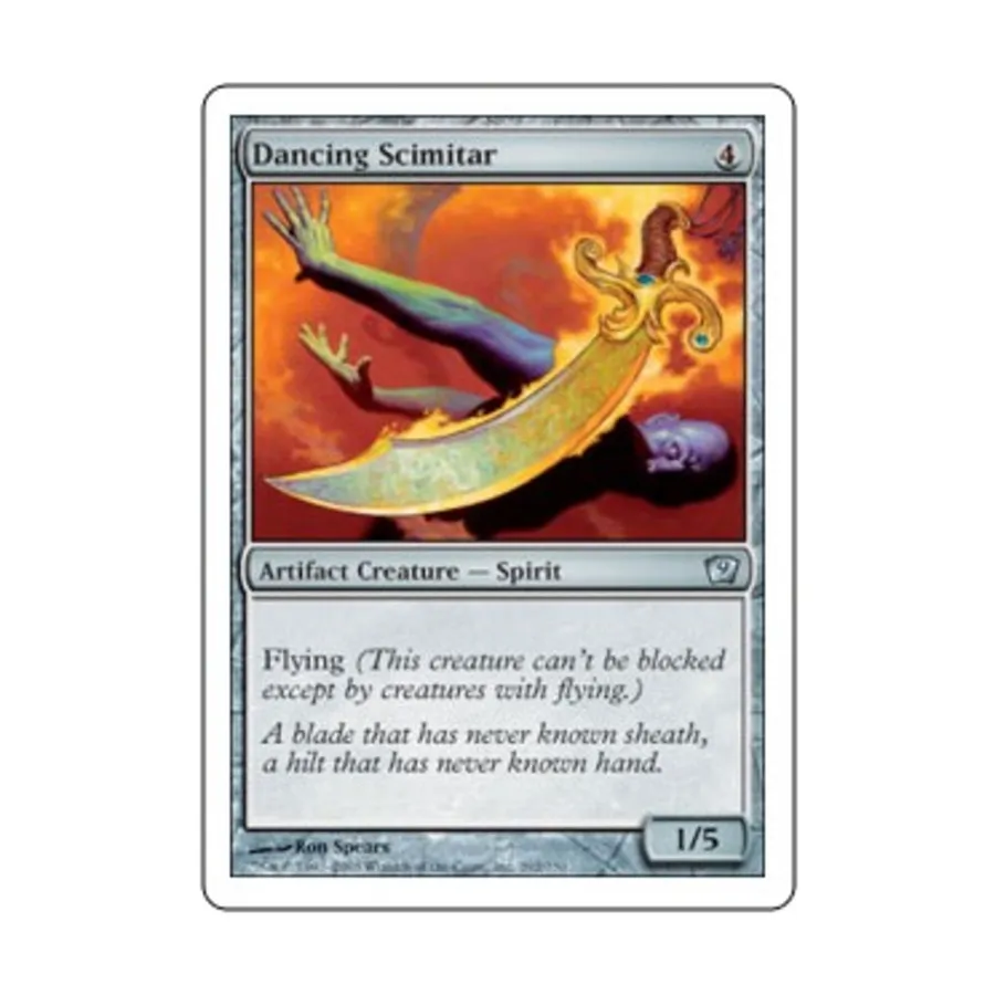 

CCG Танцующий ятаган (U), MTG - 9th Edition