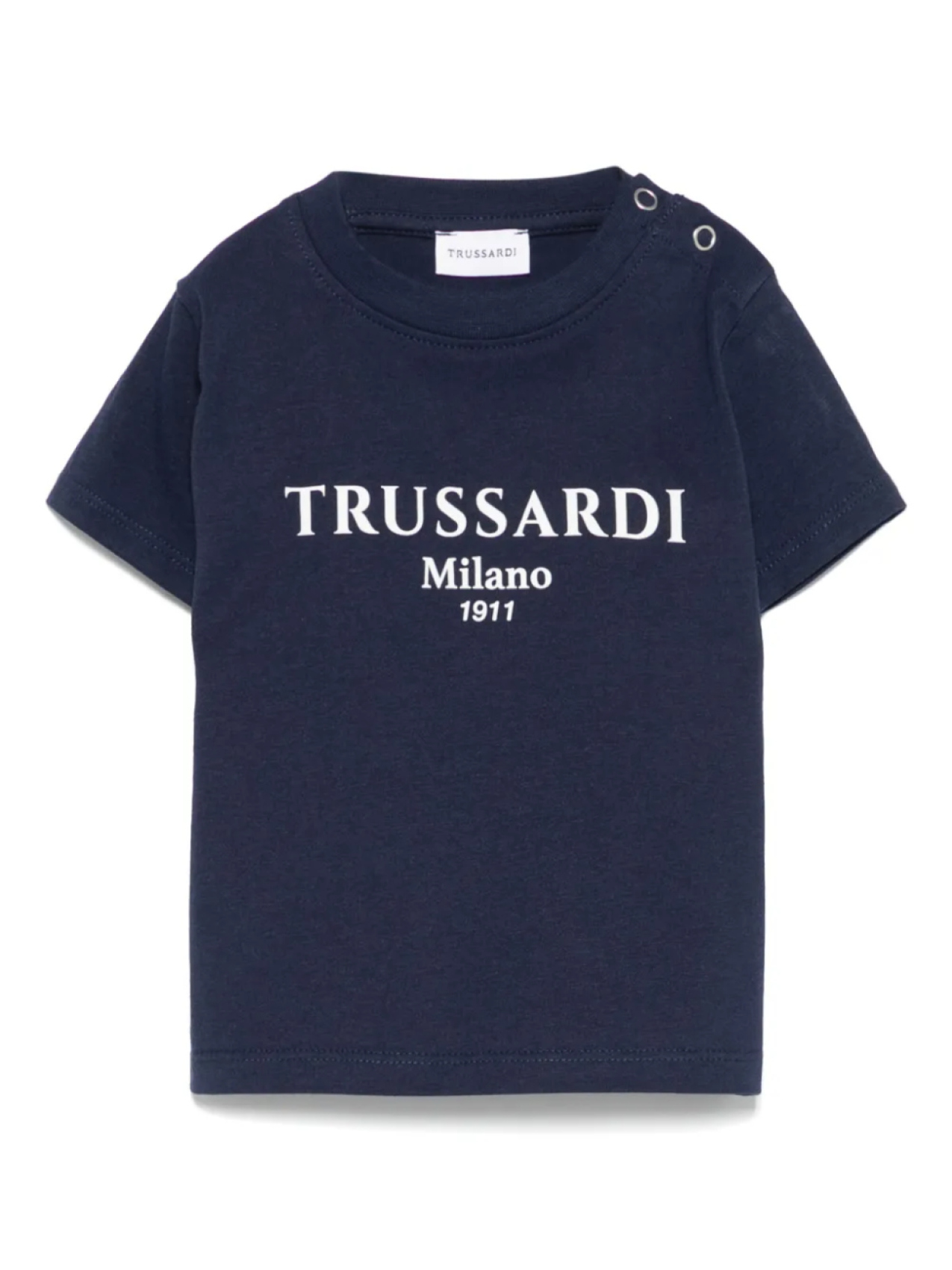 

Футболка с логотипом TRUSSARDI JUNIOR, синий