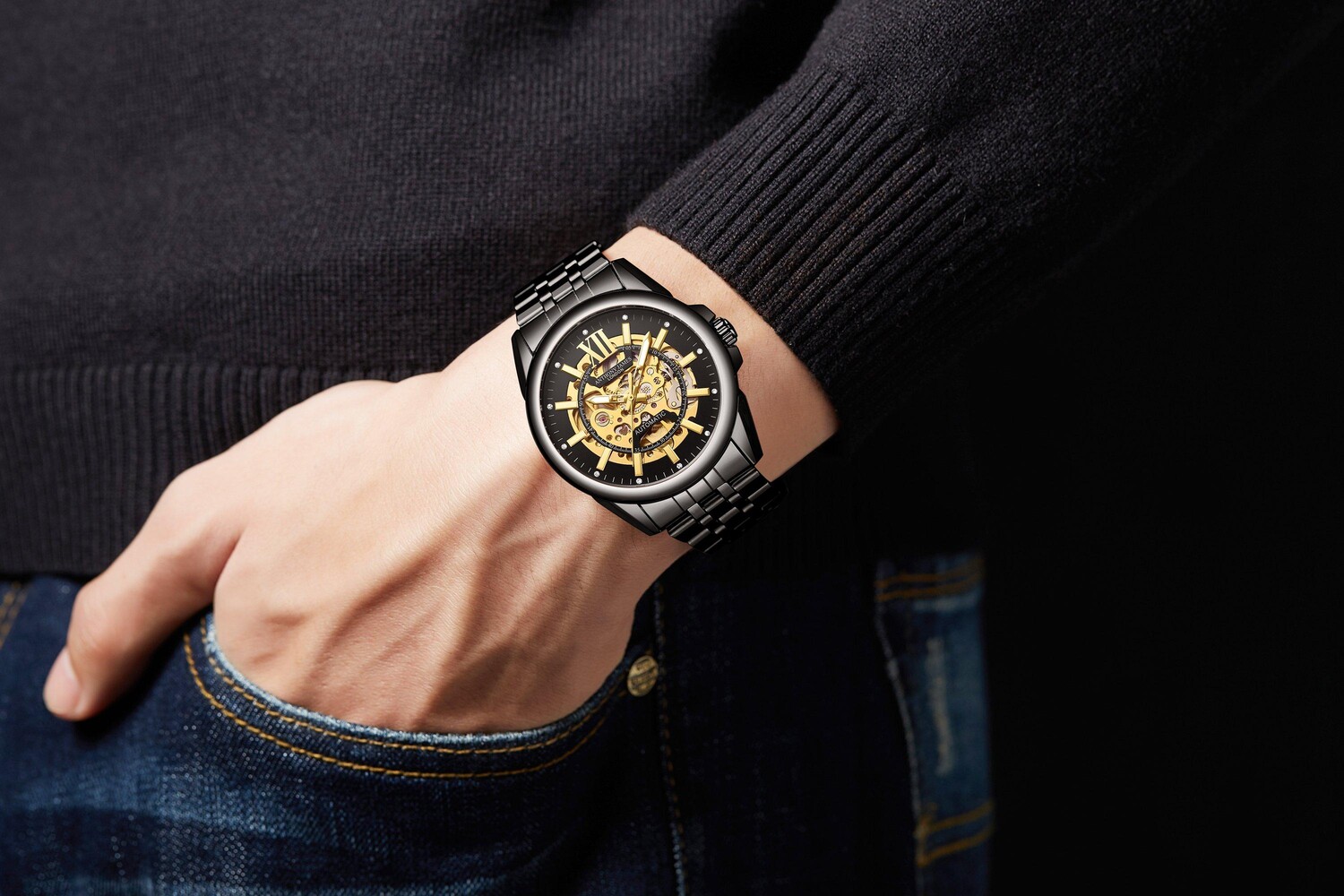 Часы Anthony James Mystique Automatic — фото 4
