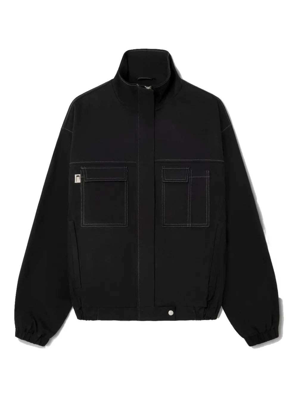 

Куртка на молнии с накладными карманами Carrera, черный