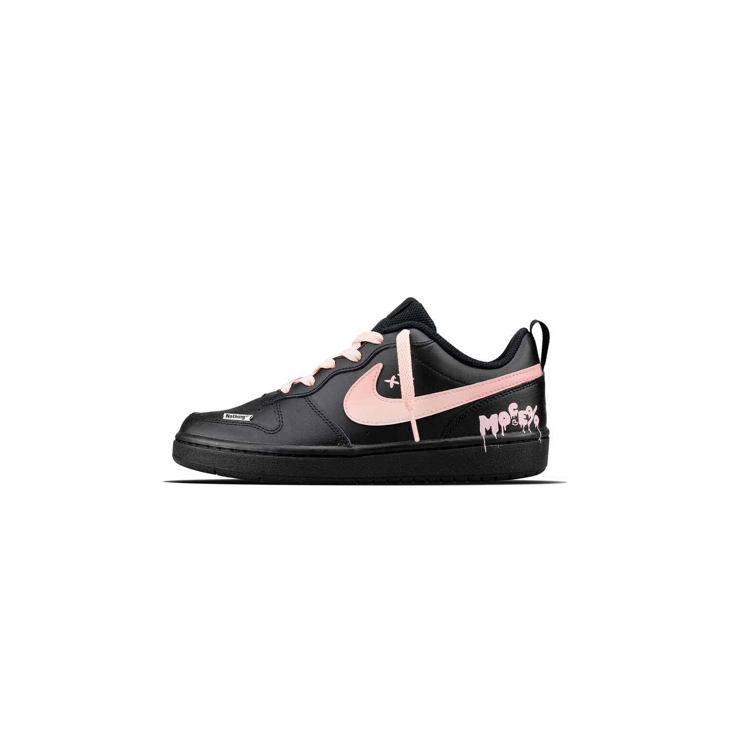

Кроссовки Nike Court Borough 2 Skateboard Shoes Women's Low-Top Black Pink, черный/розовый