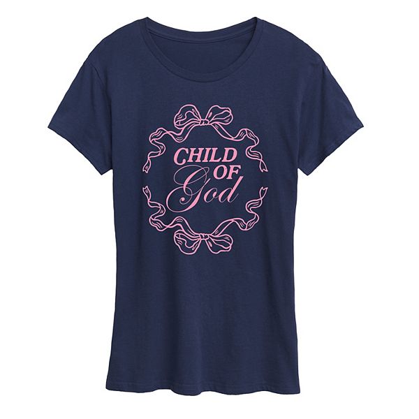 

Футболка женская child of god coquette bow graphic Licensed Character, Navy