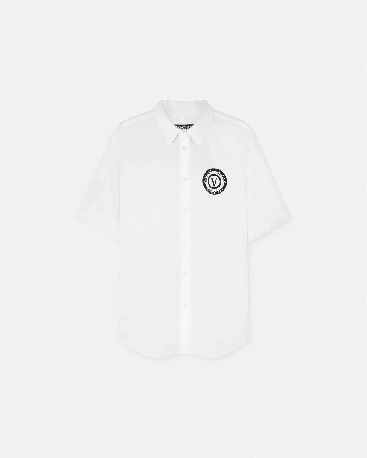 Рубашка V-Emblem VERSACE, белый
