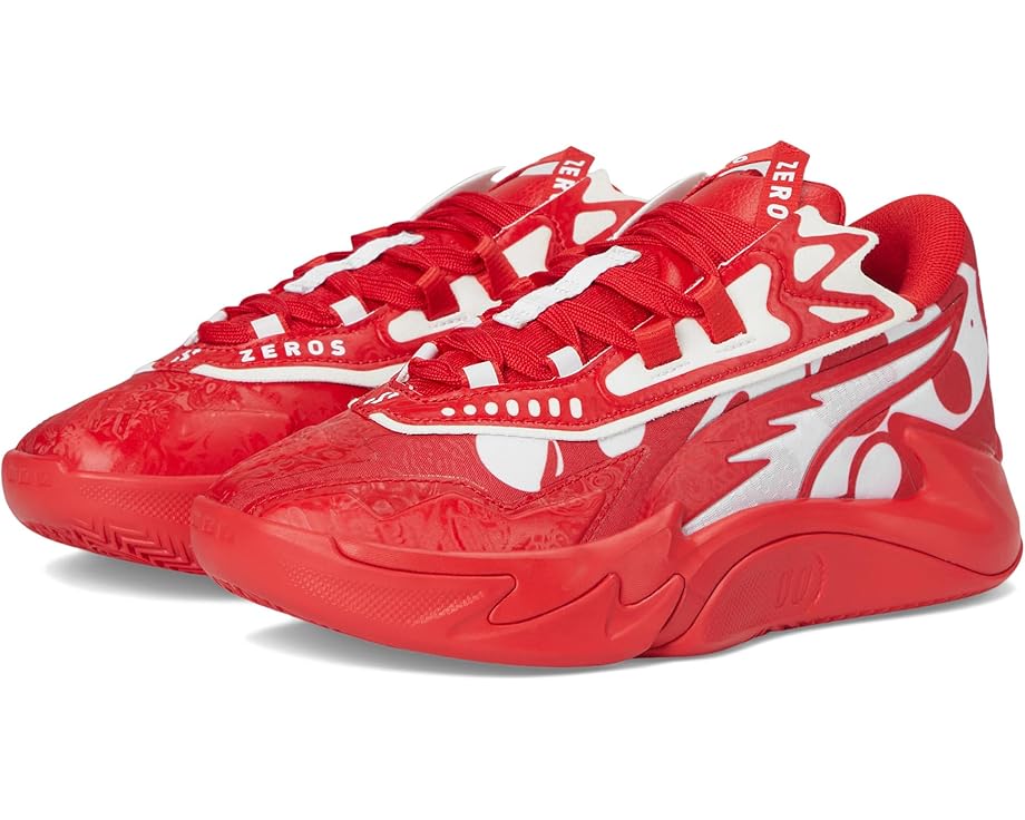 

Кроссовки PUMA Kids Scoot Zeros Basketball Shoes, цвет For All Time Red/White