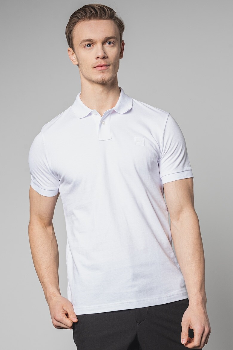 

Футболка пассажира с воротником Boss, белый