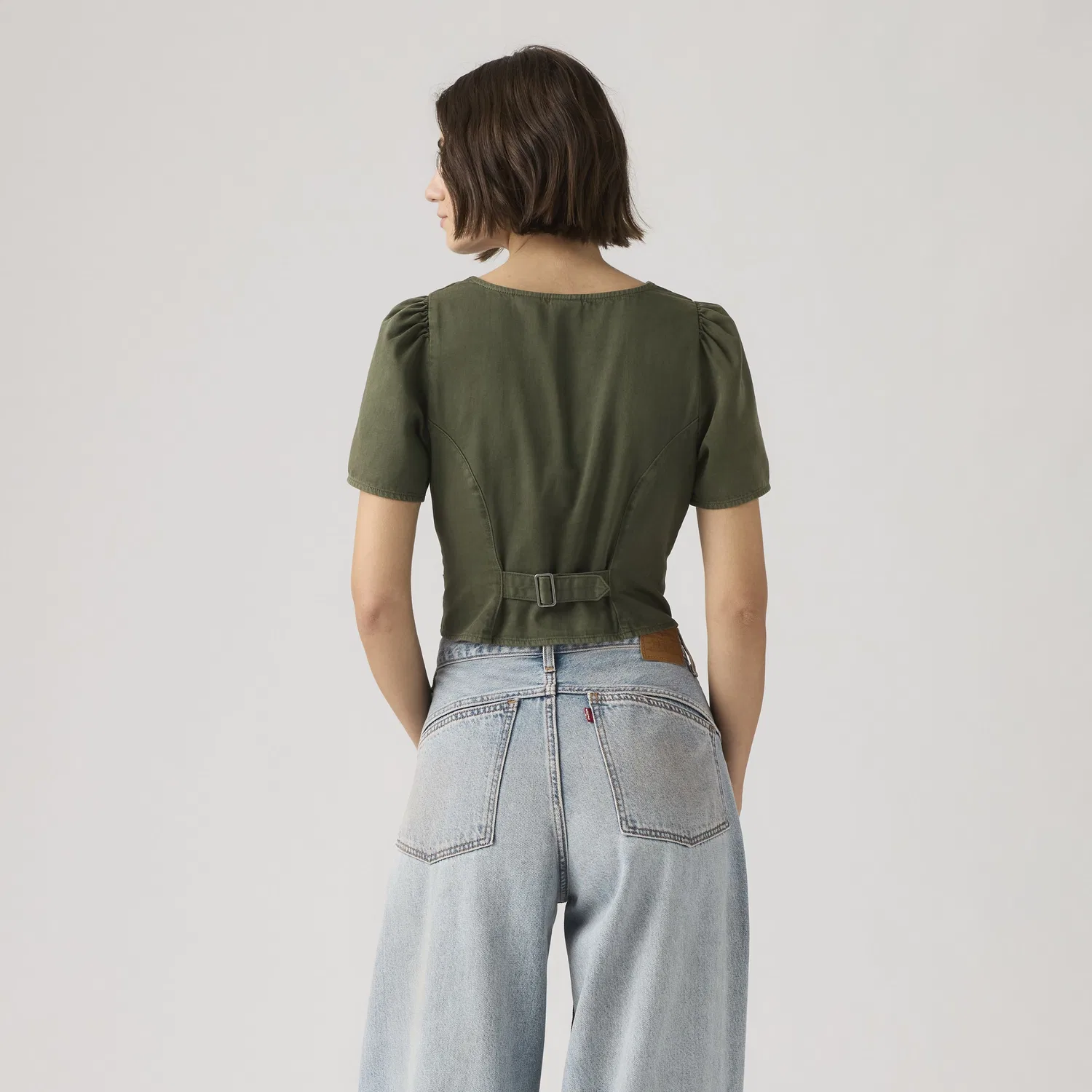 Блузка Moxie Slim Levi's, Green — фото 4