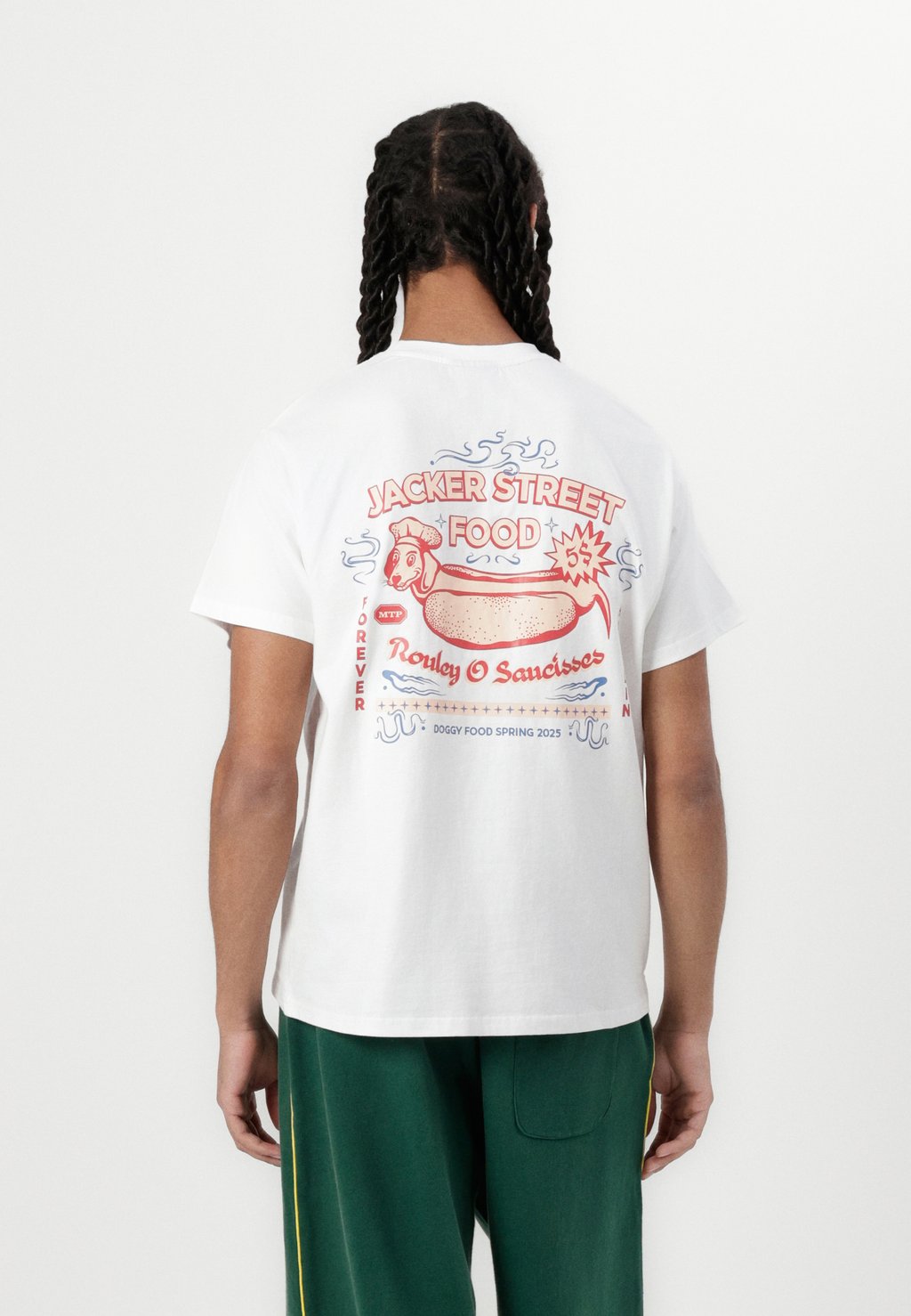 

Футболка с принтом HOT DOGGY UNISEX Jacker, белый