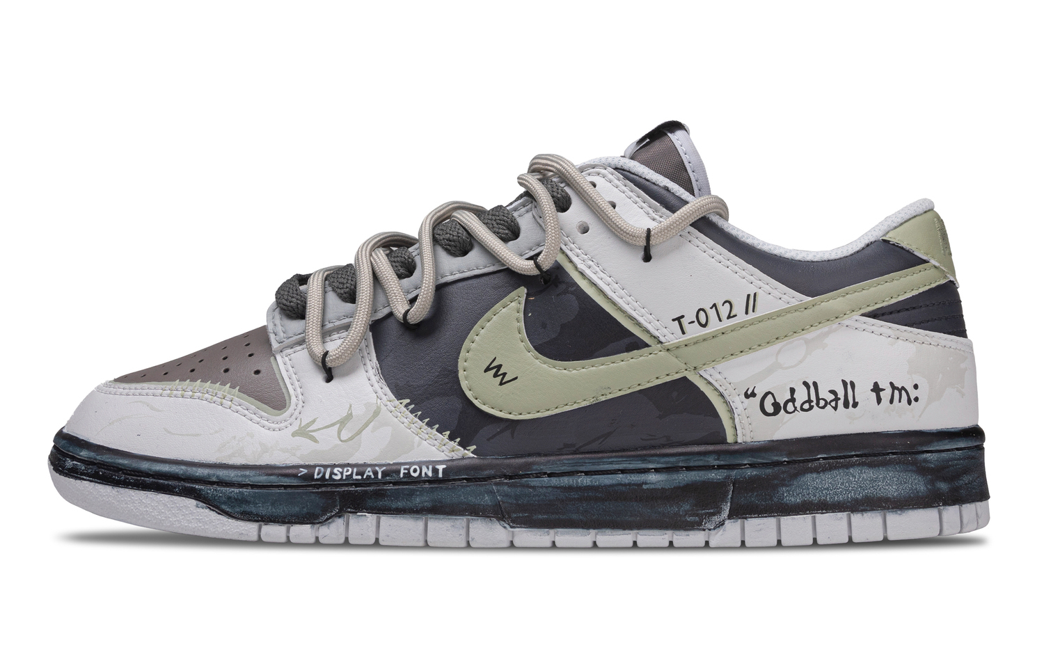 

Nike Dunk Scoundrel устойчивые к истиранию, легкие и дышащие низкие кроссовки для скейтбординга Unisex серо-коричневые