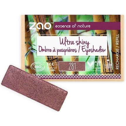 

Zao Refill Rectangle Eye Shadow 281 Burgundy Sequin Essence