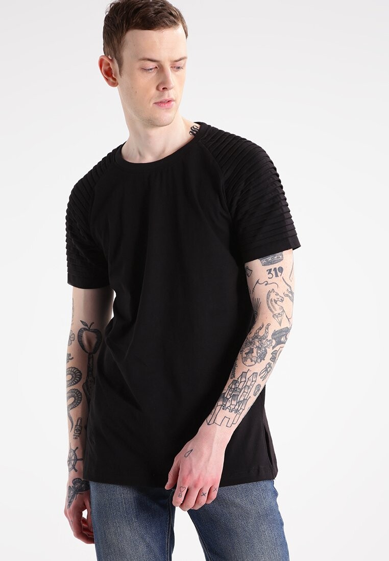 

Базовая футболка PLEAT RAGLAN TEE Urban Classics, черный