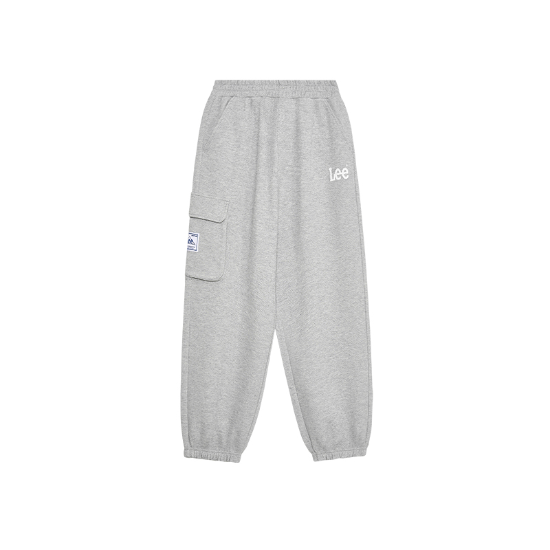 

Детские вязаные спортивные штаны Lee, светло-серый