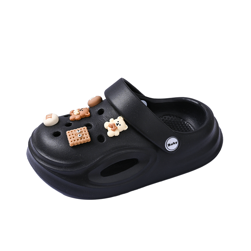 

Детские сабо Kids Wooden houses, черный