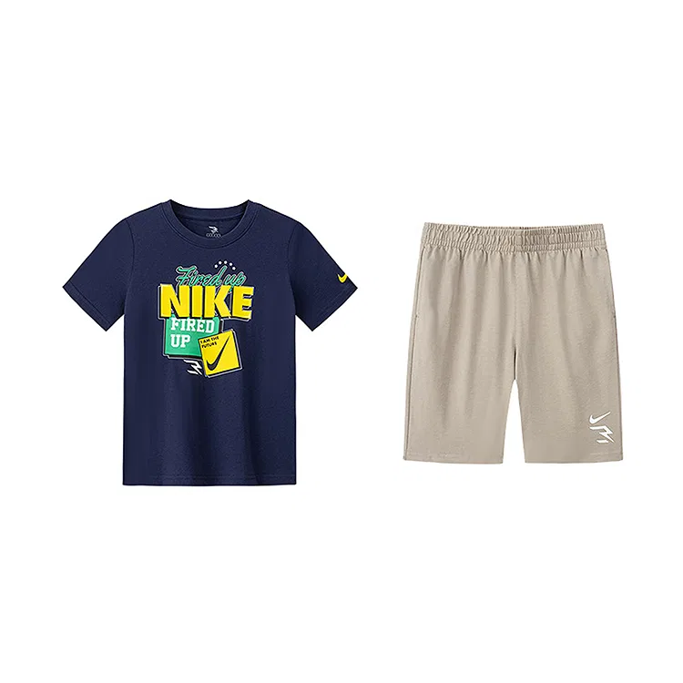 Детская спортивная одежда Casual с круглым вырезом Nike, Indigo