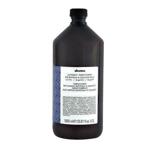 Кондиционер для улучшения цвета светлых седых волос, 1000 мл Davines Alchemic Silver — фото 2