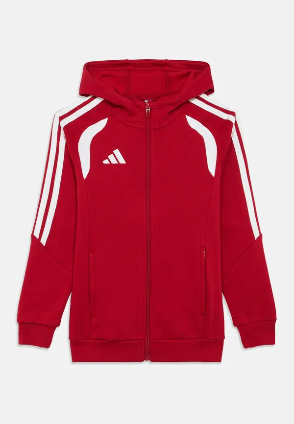 Толстовка унисекс на молнии tiro league Adidas Performance, Team Power Red/White
