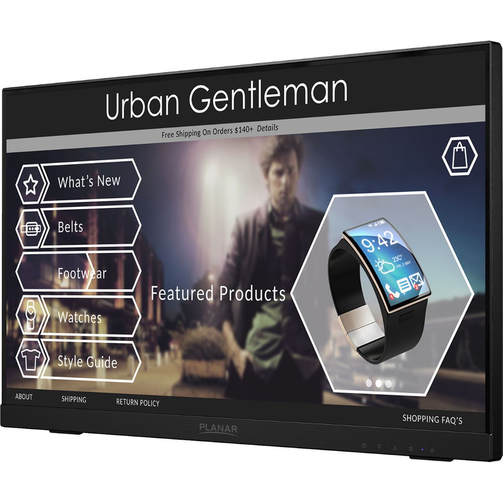 

ЖК-монитор Planar Systems PCT2235 22 дюйма с соотношением сторон 16:9 и функцией MultiTouch