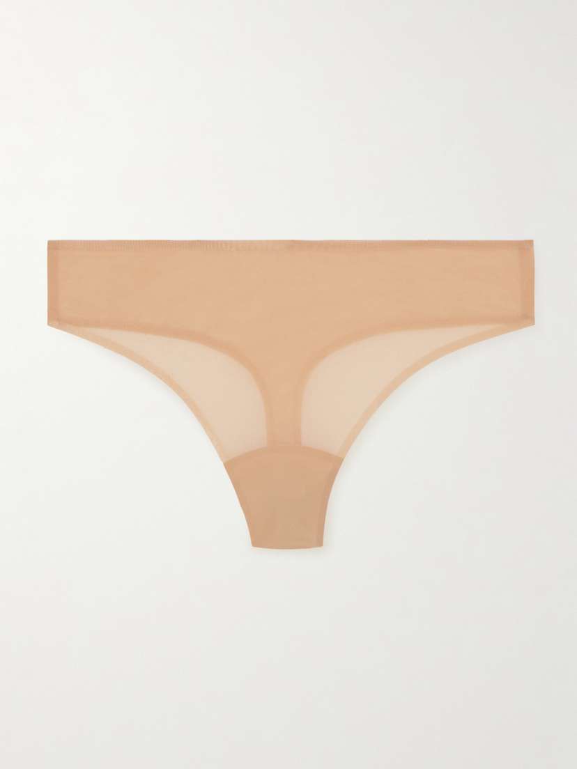 

Шикарные сетчатые стринги Commando, бежевый