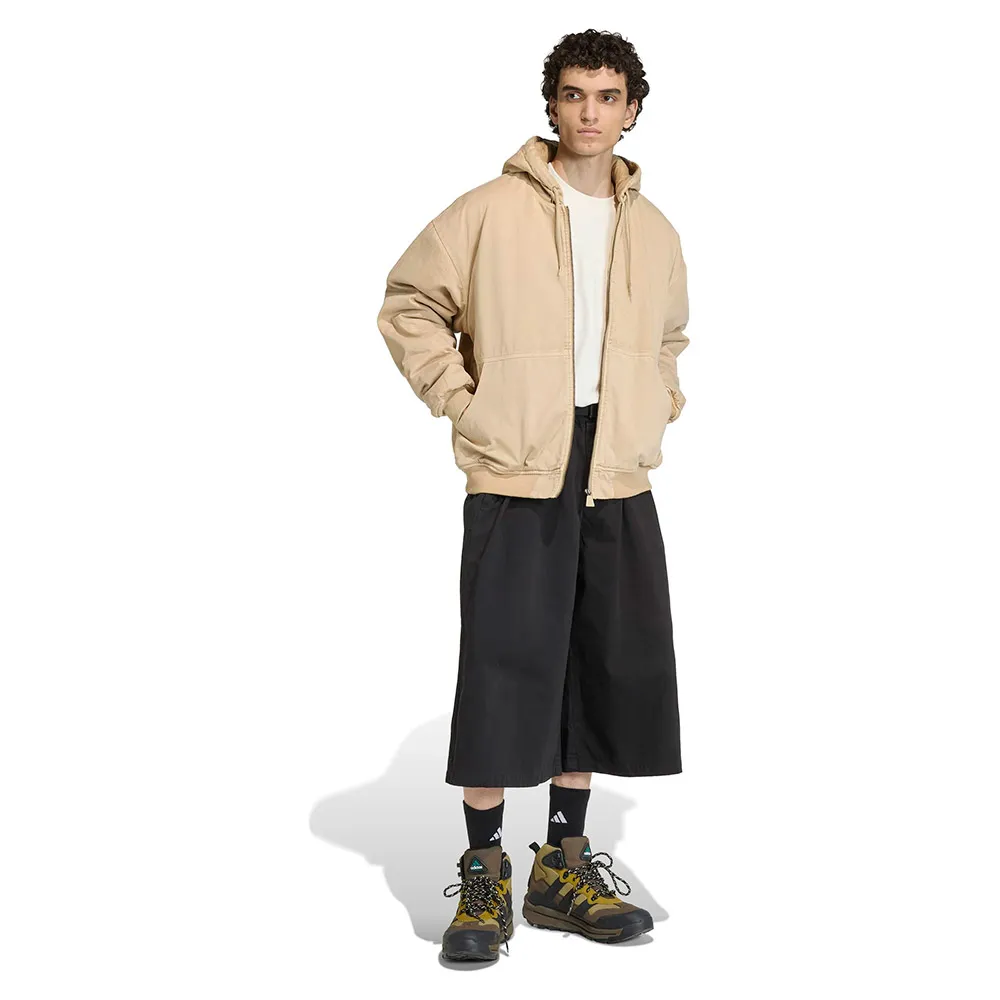 Утепленная куртка adidas Originals Equipment Drill, бежевый — фото 4