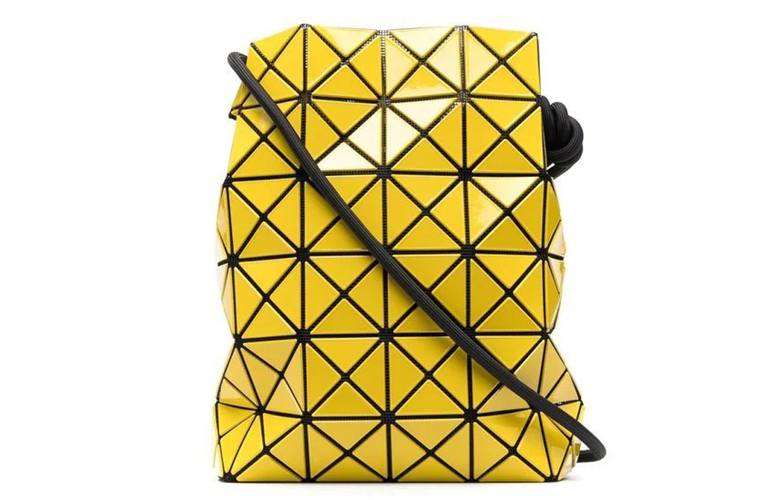 

ISSEY MIYAKE Сумка-ведро из ПВХ Wring, сумка через плечо, маленькая, женская, желтая