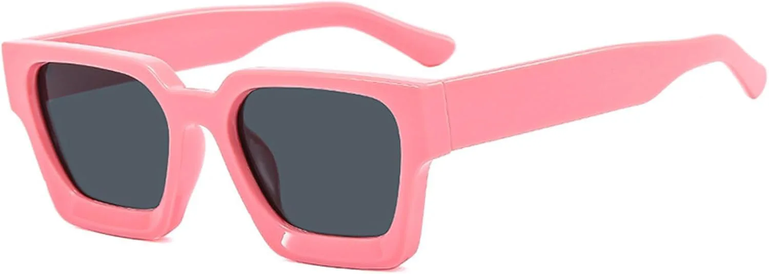 

Ретро-квадратные поляризованные солнцезащитные очки UV400 в винтажном стиле с защитой от бликов для вождения и использования на открытом воздухе Plinvo, Pink